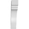 Ekena Millwork 5-in. W x 18-in. D x 24-in. H Pescadero Architectural Grade PVC Knee Brace BRCP05X18X24PEC - alternate 5
